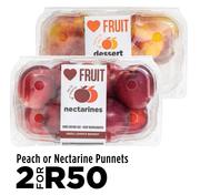 Peach Or Nectarine Punnets-For 2
