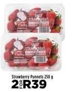 Strawberry Punnets-For 2 x 250g