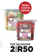 Fruit Cups Assorted-For 2