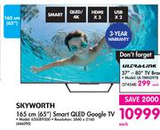 Skyworth 65"(165cm) Smart QLED Google TV 446090-Each
