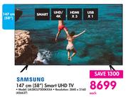 Samsung 58" (147cm) Smart UHD TV 456637-Each