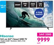 Hisense 65"(165cm) Smart UHD TV 462336-Each
