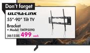 Ultra-Link 50"- 90" Tilt TV Bracket 461558-Each