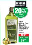 Dalan D'Olive Pure Olive Oil Moisturizing Shower Gel 293860-400ml