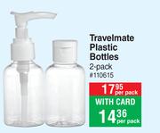 Travelmate Plastic Bottles (2 Pack) 110615-Per Pack