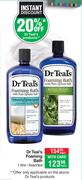 Dr Teal's Foaming Bath Assorted-1Ltr Each