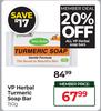 VP Herbal Turmeric Soap Bar-150g