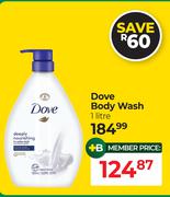 Dove Body Wash-1ltr
