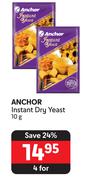 Anchor Instant Dry Yeast-For 4 x 10g