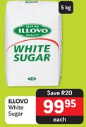 Illovo White Sugar- 5kg Each