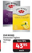 Five Roses Flavoured Tagles Teabags-52's Teabags Each
