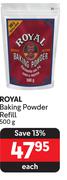 Royal Baking Powder Refill-500g Each