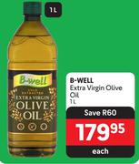 B-Well Extra Virgin Olive Oil-1Ltr Each