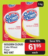 Golden Cloud Cake Wheat Flour- 5kg Each