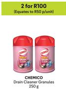 Chemico Drain Cleaner Granules-For 2 x 250g