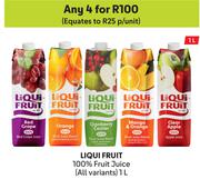 Liqui Fruit 100% Fruit Juice (All Variants)-For Any 4 x 1L