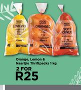 Food Lover's Orange, Lemon And Naartjie Thriftpacks-For 2 x 1kg