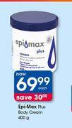 Epi-Max Plus Body Cream-400g Each