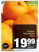Freshline Cling Peaches-750g Per Punnet