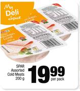 Spar Assorted Cold Meats-200g Per Pack