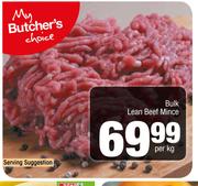 Bulk Lean Beef Mince-Per Kg