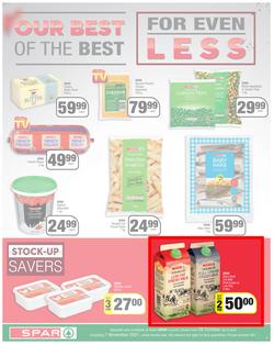 SPAR EASTERN CAPE : Our Best For Less (26 October - 7 November 2021) Valid In | Amahlathi, Bedford, Buffalo Flats, Cala, Centane, Hankey, Idutywa, Indwe, Kwa-Fetting, Komga, Lady Frere, Nemato, Ugie, page 3