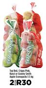 Top Red, Cripps Pink , Kanzi Or Granny Smith Apple Econopacks-For 2 x 1.5kg