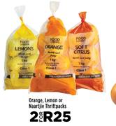 Orange, Lemon Or Naartjie Thriftpacks-For 2