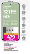 Samsung Galaxy S21 FE 5G-On 1GB Red Core More Data