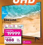 Samsung 75"(190cm) Crystal CU7000 UHD 4K TV