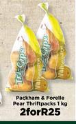 Packham & Forelle Pear Thriftpacks-2 x 1Kg