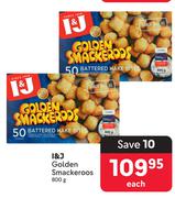 I & J Golden Smackeroos-800g Each