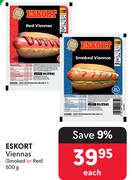 Eskort Viennas (Smoked Or Red)-500g Each