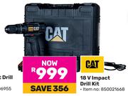 CAT 18V Impact Drill Kit