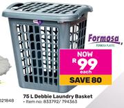 Formosa Plastic 75L Debbie Laundry Basket