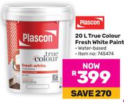 Plascon 20L True Colour Fresh White Paint - each