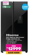 Hisense 514L Side by Side Freezer Fridge (H670SMIB-WD)