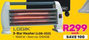 LOGIK 3 Bar Heater (LGB-333)