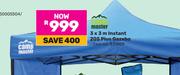 Camo Master 3x3m Instant 205 Plus Gazebo
