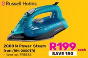Russell Hobbs 2000W Power Steam Iron (RHI-2000TR)
