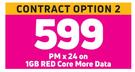 Samsung Galaxy S21 FE Smartphone-On 1GB Red Core More Data (24 Months)