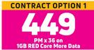Samsung Galaxy S21 FE Smartphone-On 1GB Red Core More Data (36 Months)