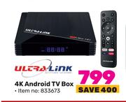 Ultra Link 4K Android TV Box