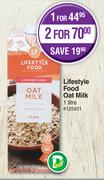 Lifestyle Food Oat Milk-For 2 x 1Ltr