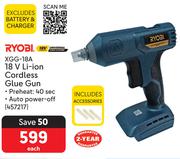 Ryobi 18V Li-Ion Cordless Glue Gun XGG-18A