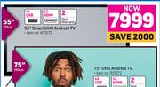 Skyworth 55" Smart UHD Android TV