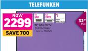 Telefunken 32" HD LED TV TLEDD-32HD