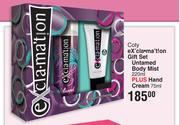 Coty Exclamation Gift Set Untamed Body Mist 220ml Plus Hand Cream 75ml