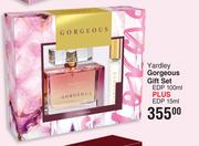 Yardley Gorgeous Gift Set EDT 100ml Plus EDT 15ml