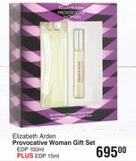 Elizabeth Arden Provocative Woman Gift Set EDP-100ml Plus EDP 15ml